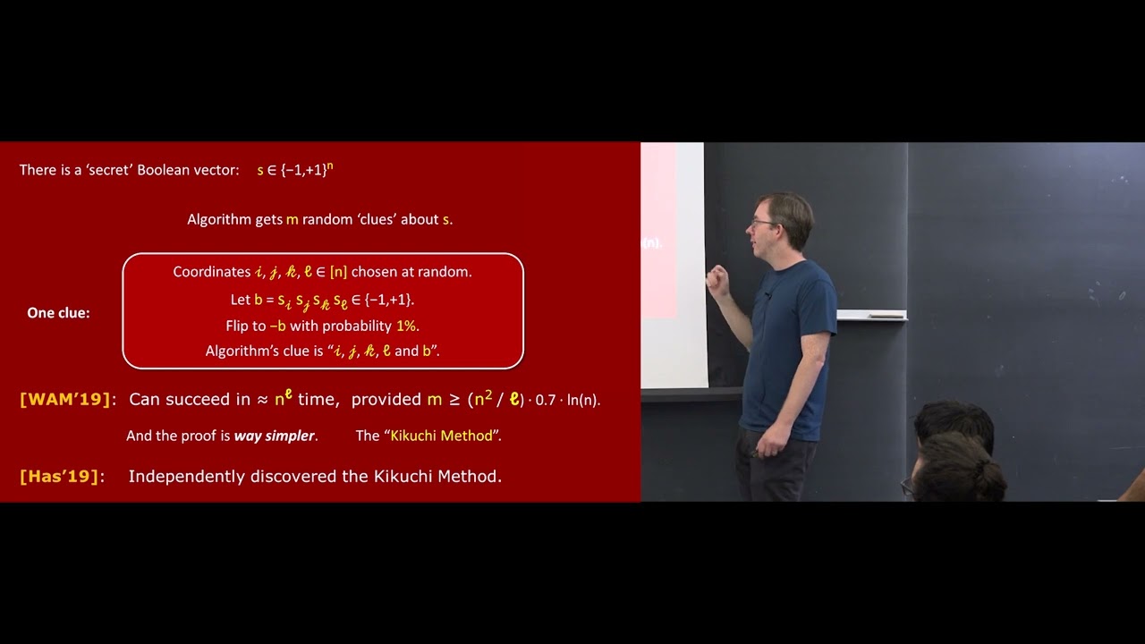 Tutte Colloquium - Ryan O'Donnell - 08/02/2024