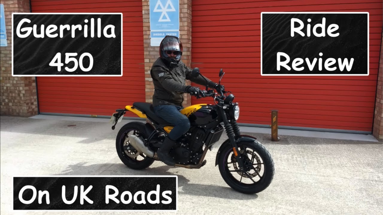 Royal Enfield Guerrilla 450 | Обзор езды | Дороги Великобритании