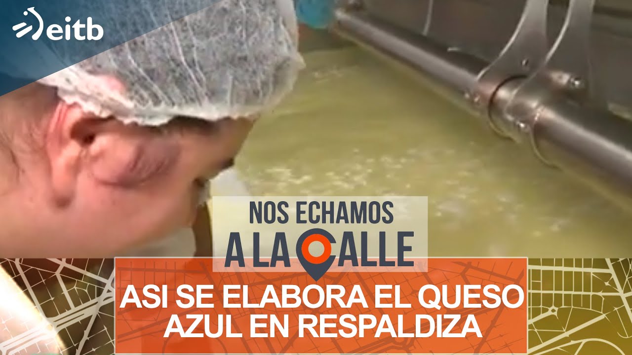 Asi se elabora el queso azul de la quesería Soloitza de Respaldiza