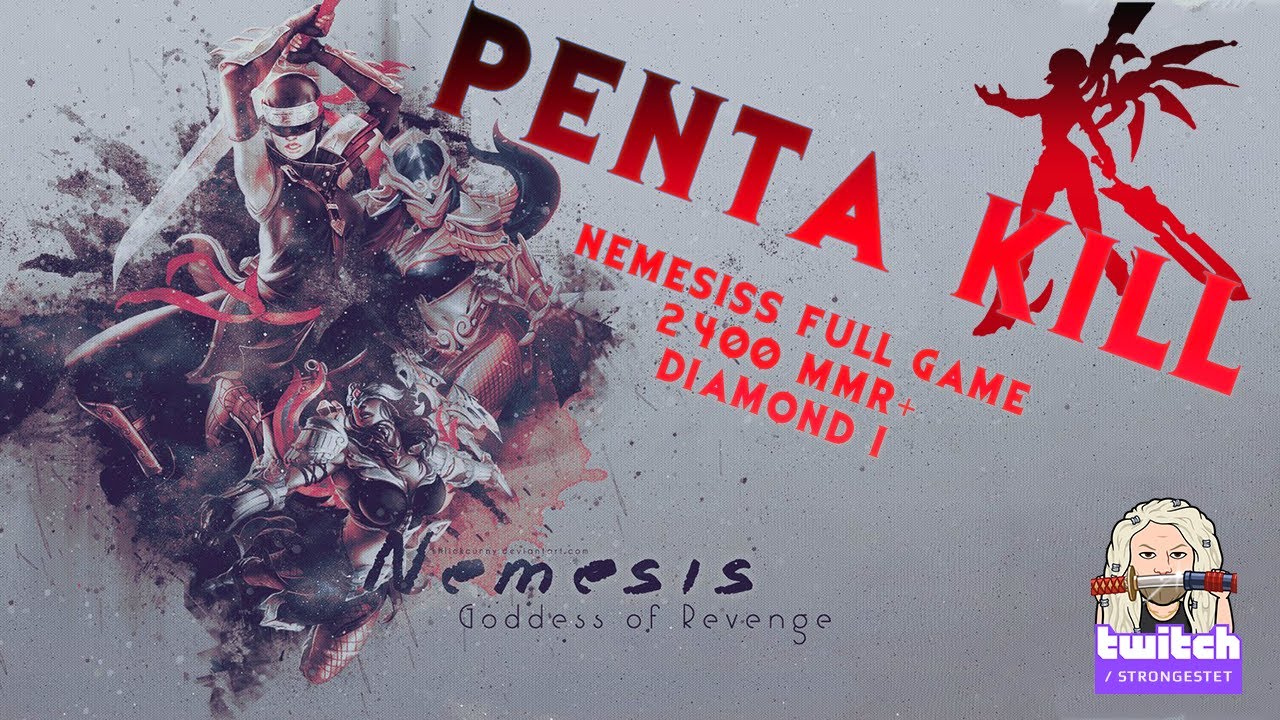 NEMESIS PENTA KILL Diamond I 2400MMR CONQUEST || Ранговое Завоевание Даймонд 1 Пента Килл Немезида