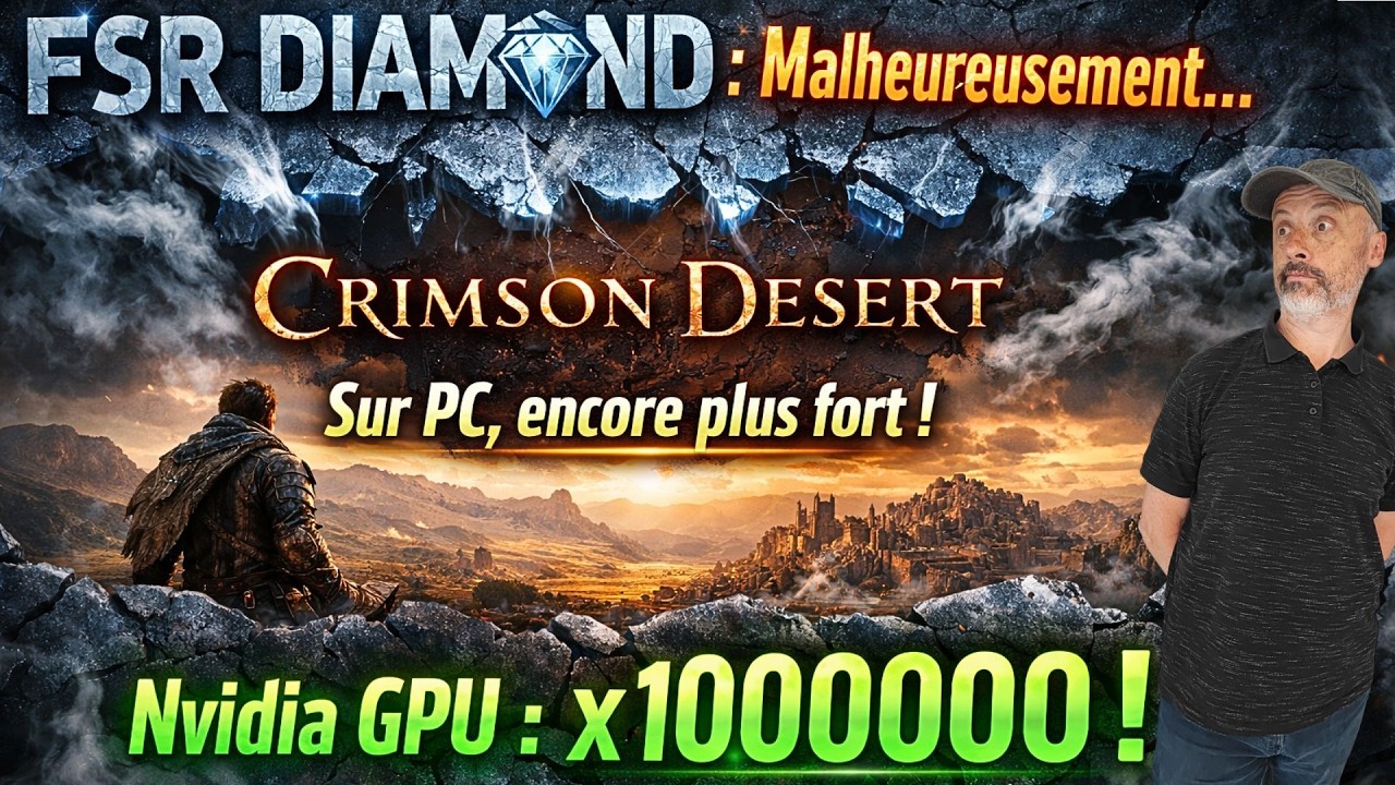 FSR Diamond : Inquiétude 🤨 CRIMSON DESERT : PC Grosse impression 😱 Nvidia GPU X100 😏