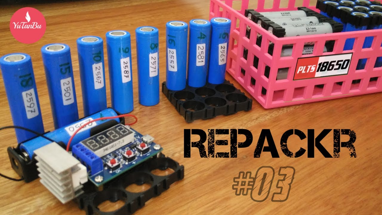 rePackr - Buat Modul Powerwall DIY 18650 yang Seimbang Menggunakan Bantuan Web Builder rePackr.com
