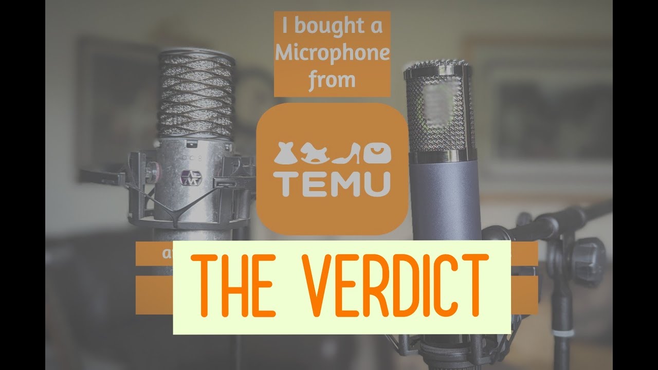 Temu Mic Test The Verdict - Large Condenser Microphone Comparison.