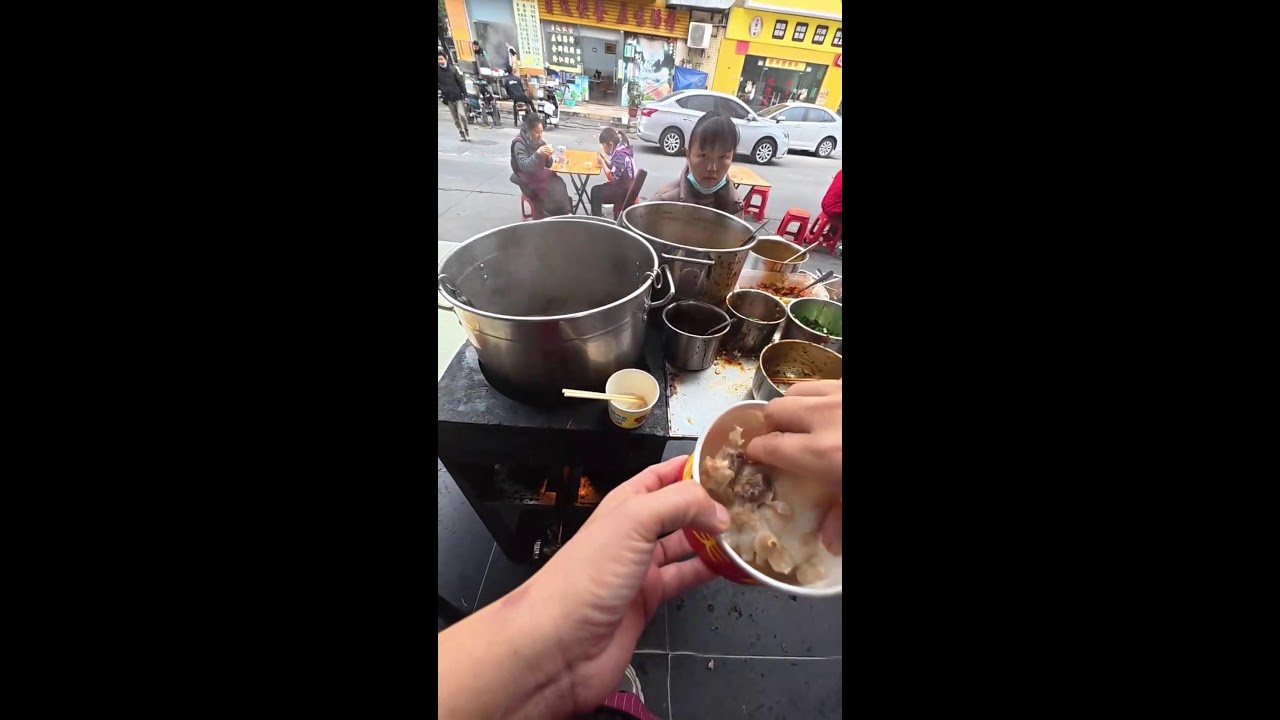 First-Person Wuhan Noodle Build | Chinese Breakfast Stall | No Commentary