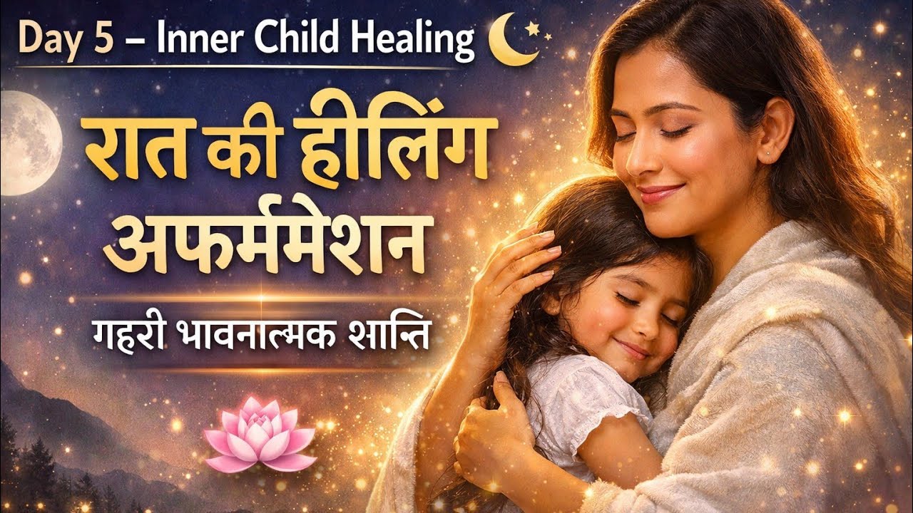 Heal Your Inner Child 🌙 | Day 5 Night Healing Affirmations | Hindi