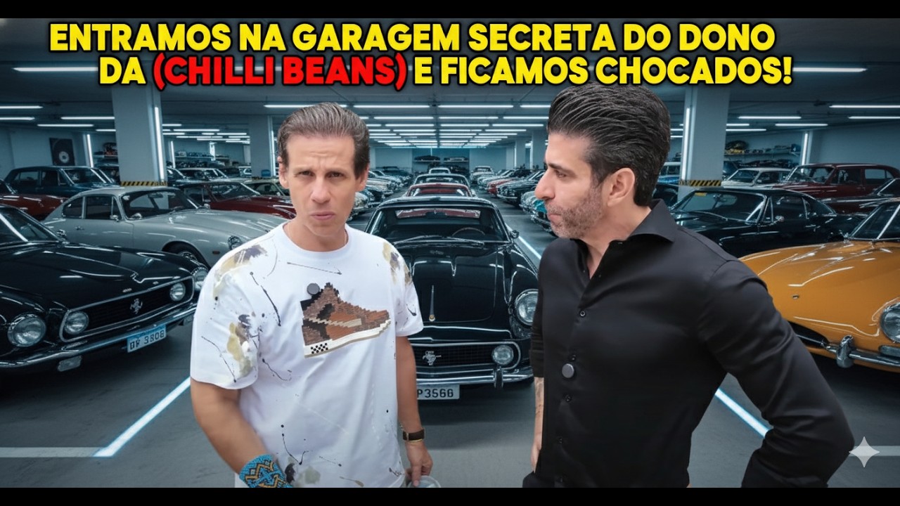 (Corte 1)A GARAGEM SECRETA de CAITO MAIA (Dono da Chilli Beans)! | Exclusivo TCAR #Carros #Luxo