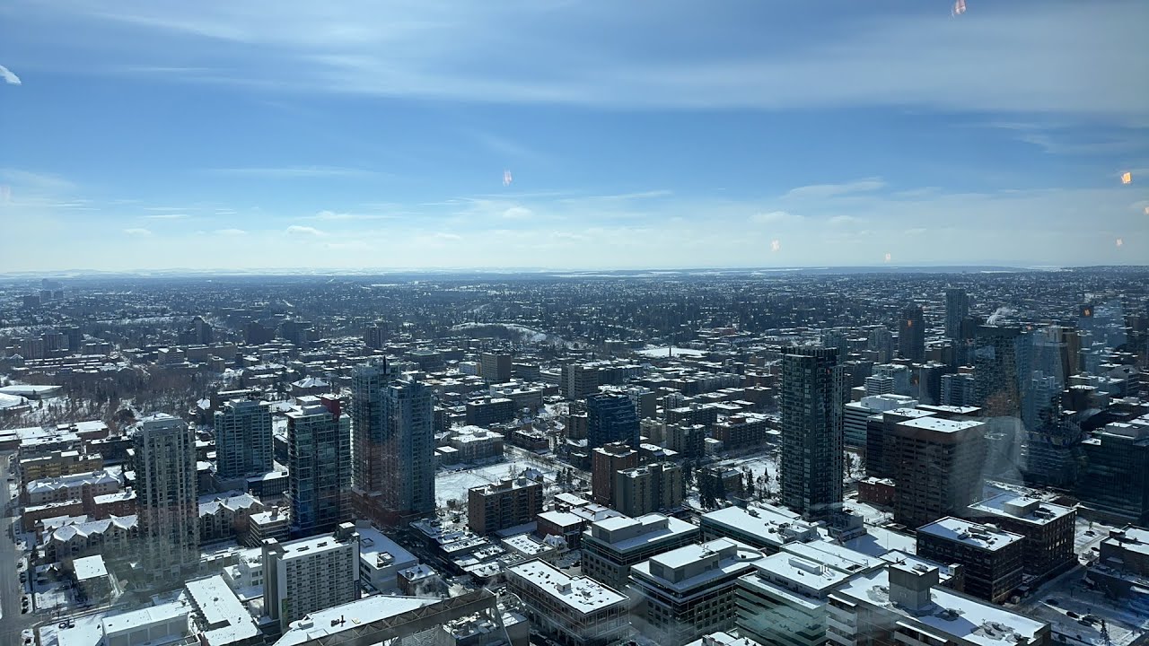 Lunch at Calgary tower 360 restaurant
