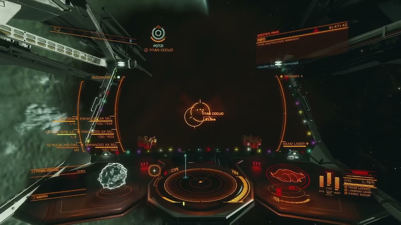 Elite Dangerous - Titan Cocijo explosion