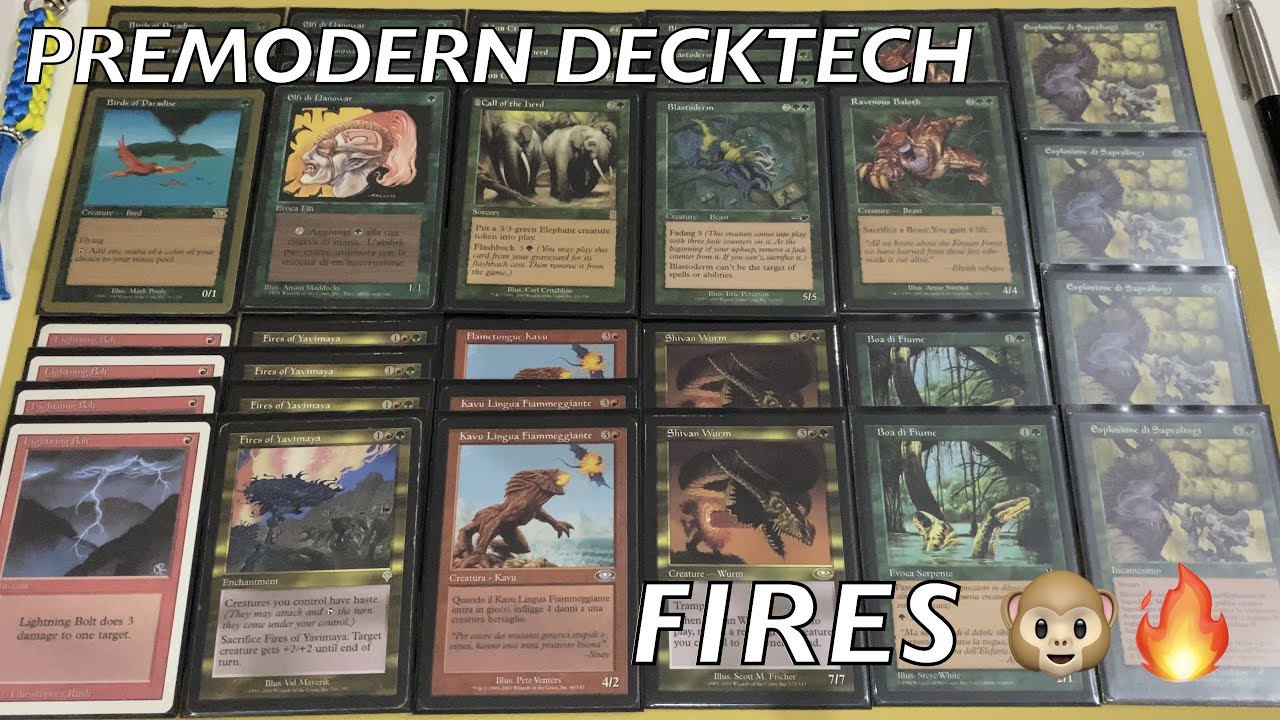 Premodern MtG: RG Fires | Deck Tech