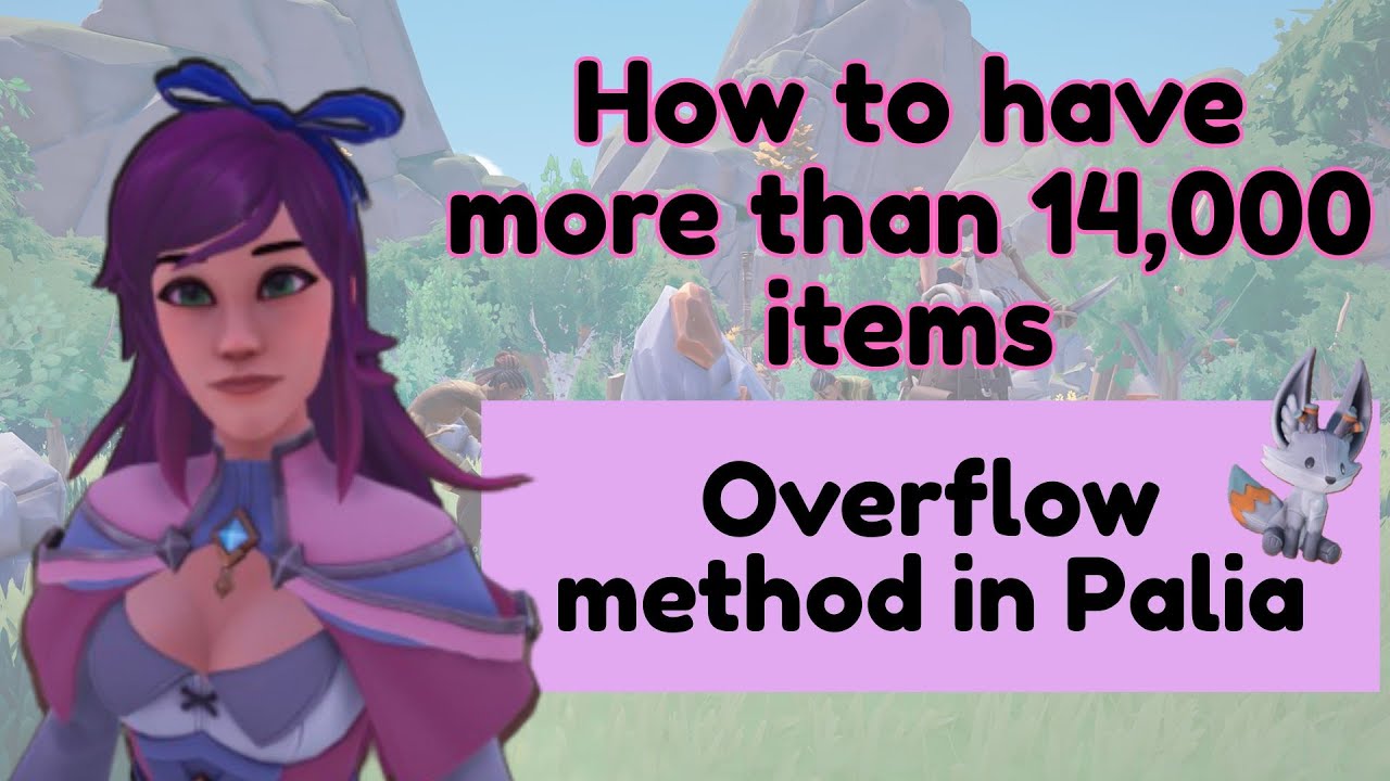 HOW TO INCREASE YOUR STORAGE IN PALIA: Overflow method
