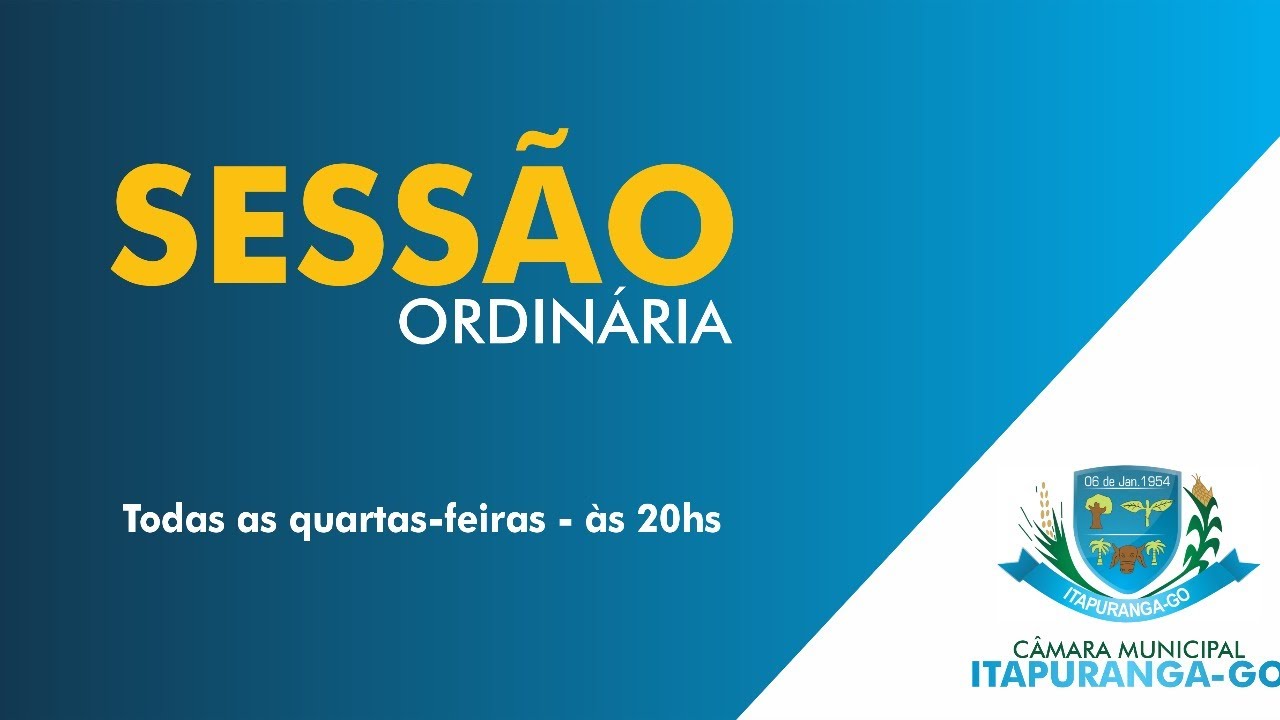 SESSÃO ORDINÁRIA DO DIA 19/02/2026