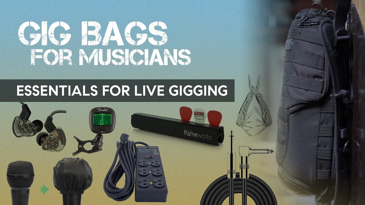 Must-Have Gig Bag Essentials for Musicians 🎶 | Be Prepared for Any Venue! 🎤