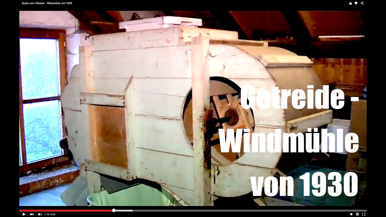 Windmühle für Getreide von 1930