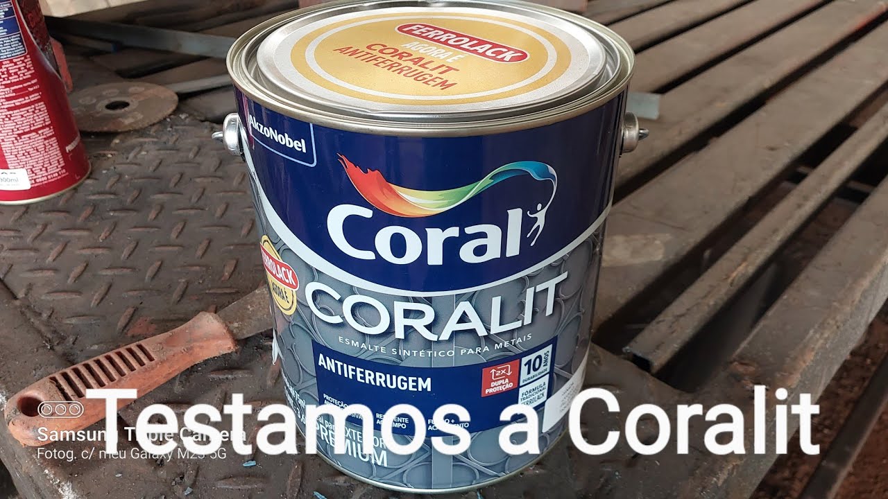 USAMOS A CORALIT ANTI FERRUGEM DA CORAL