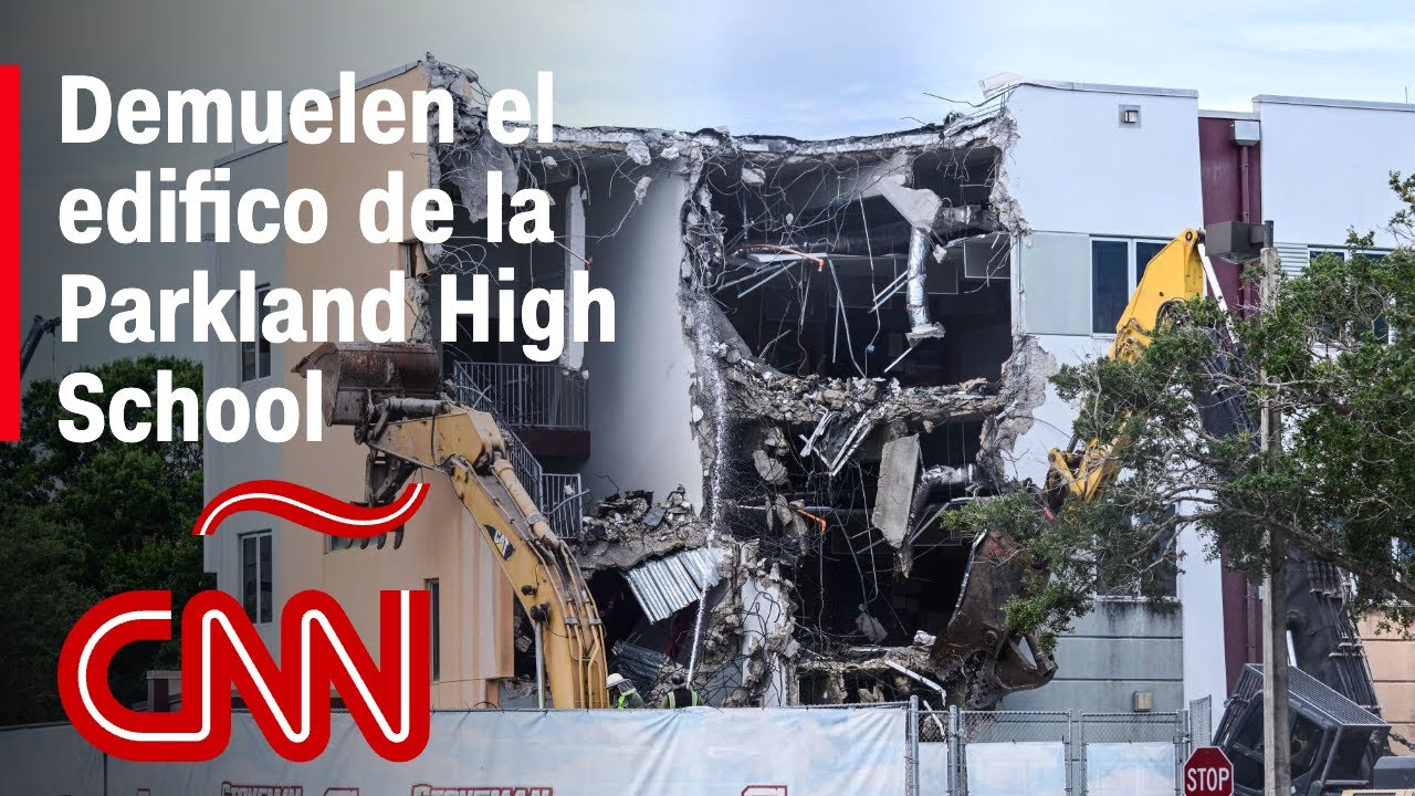 El dolor no se va: demuelen el edifico de la Parkland High School