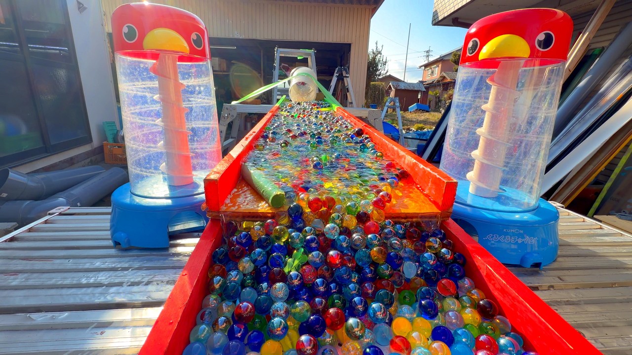 Marble Run⭐Master Sunglasses Man Guppy's Transparent Hose