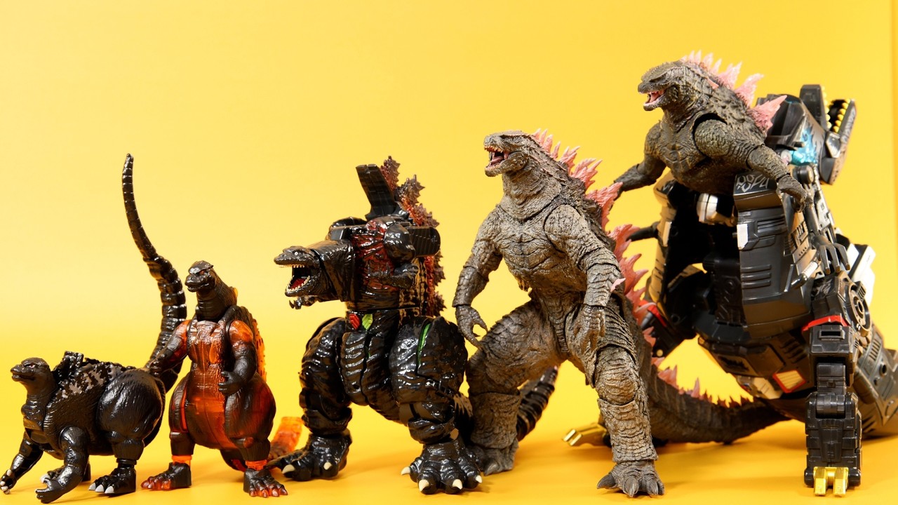 Godzilla Toys Transformers Collaboration Godzilla Megatron vs Godzilla Evolved