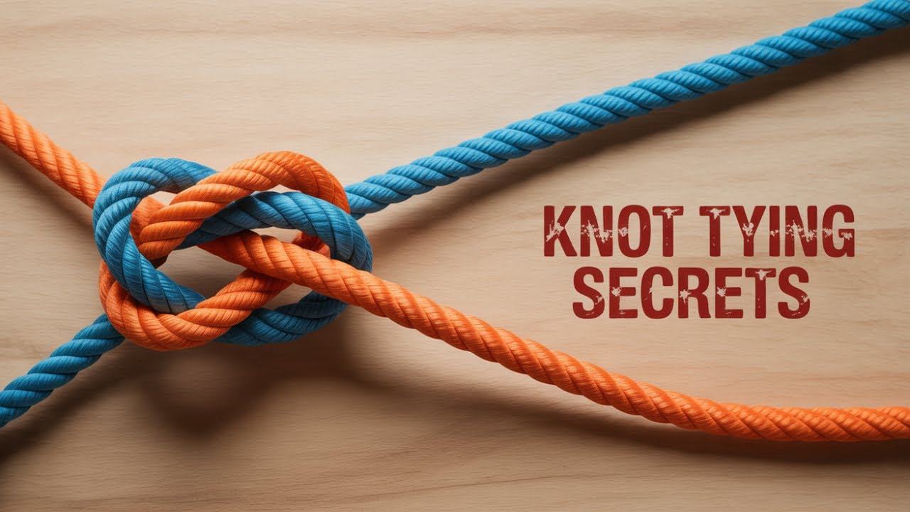 Millions of people don't know how to tie a knot properly!