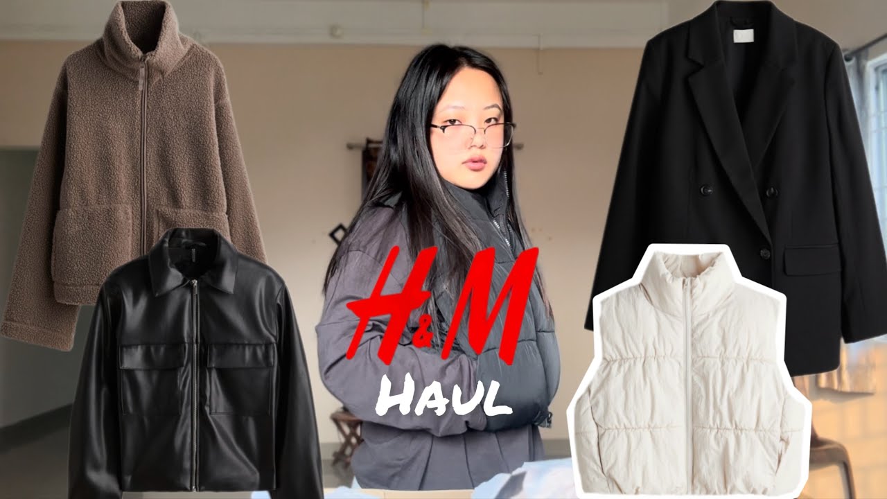 H&M mini haul winter collection ☁️. #hm #wintercollection #haulvideo