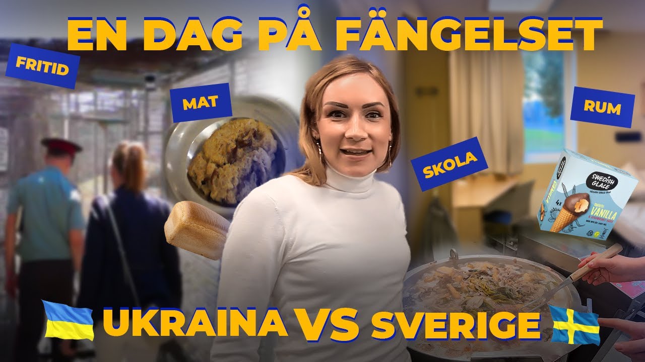En dag på fängelset Ukraina VS Sverige Anstalten Skänninge