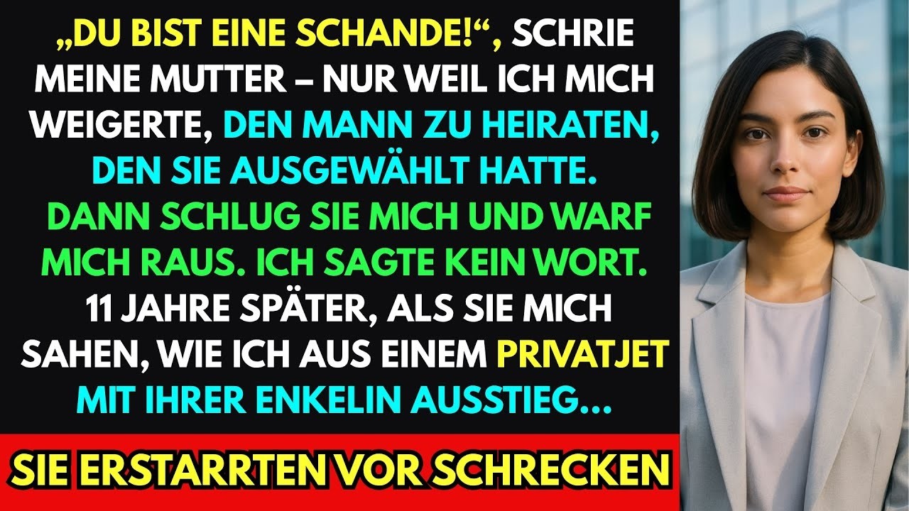 Meine Mutter warf mich raus weil ich Nein sagte 11 Jahre später stieg ich aus meinem eigenen Jet a