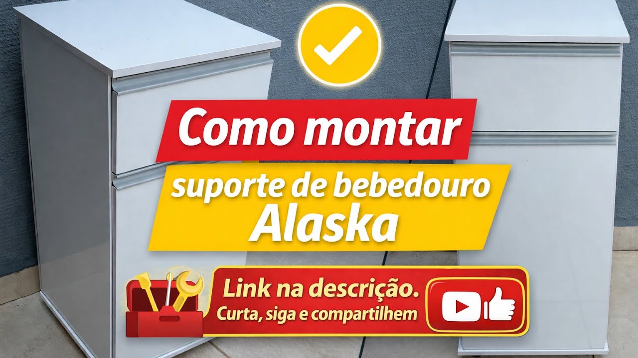 Como montar suporte de bebedouro Alaska.