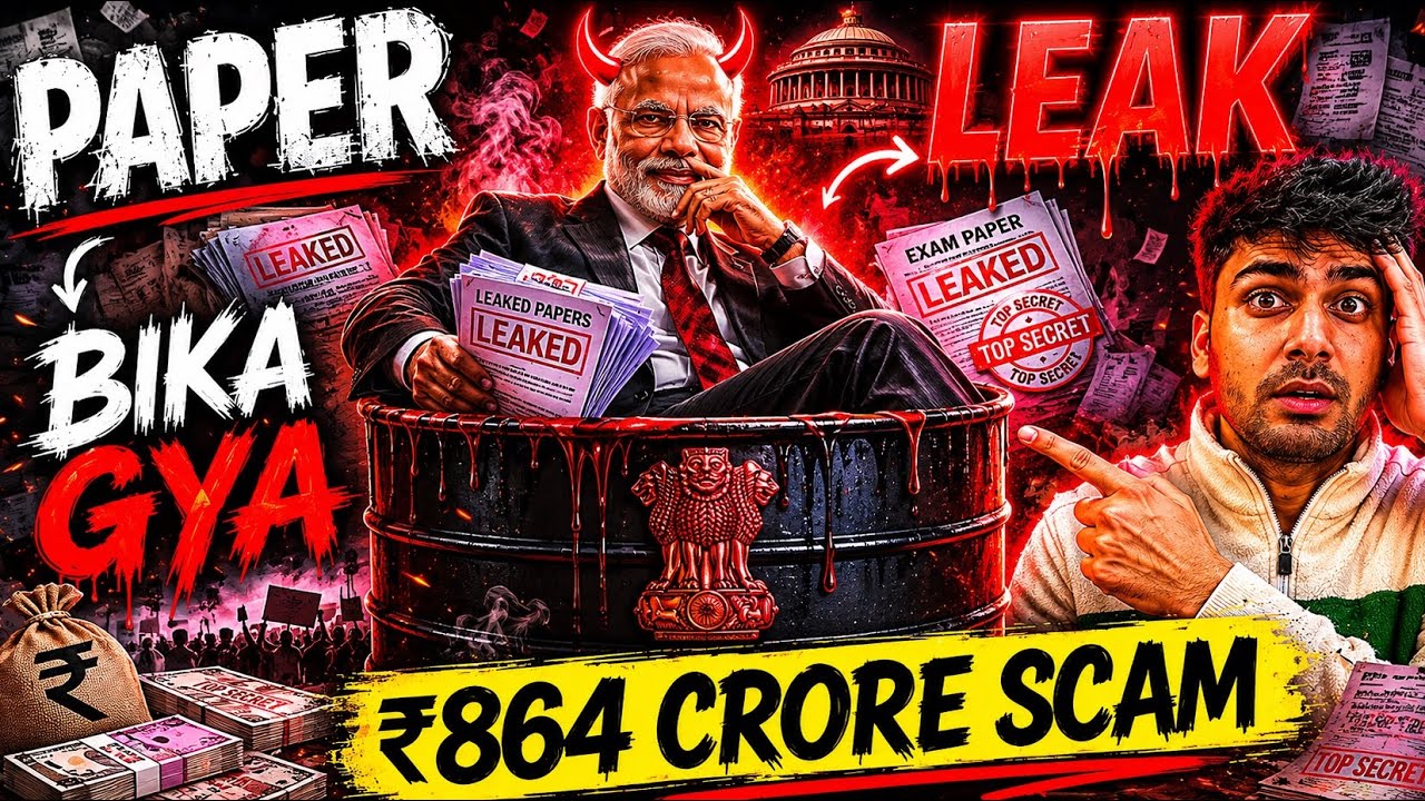 70 Paper Leaks in India &mdash; A ₹864 Crore Government Scam | The Full Truth from 2014 to 2026