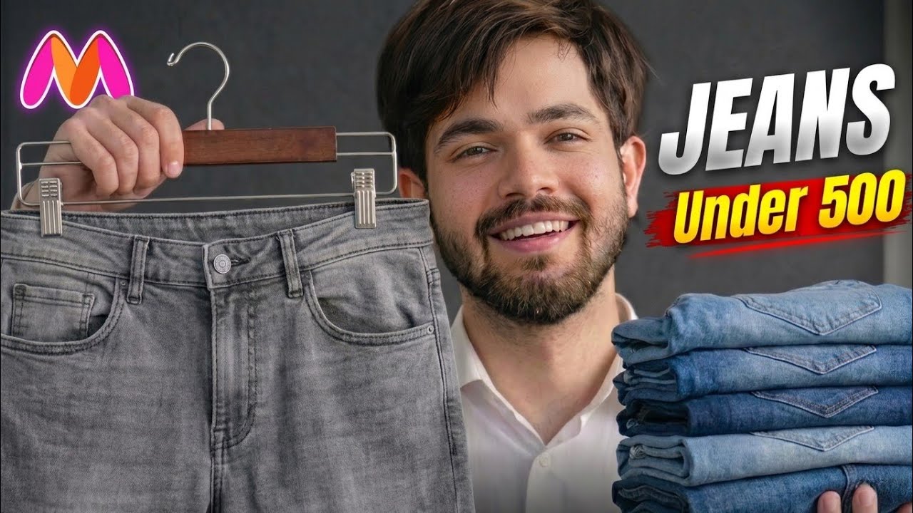 Best Jeans For Men Under 500 Myntra/Flipkart Haul 2026 👖 Top 4 Budget Jeans Review & Try-on
