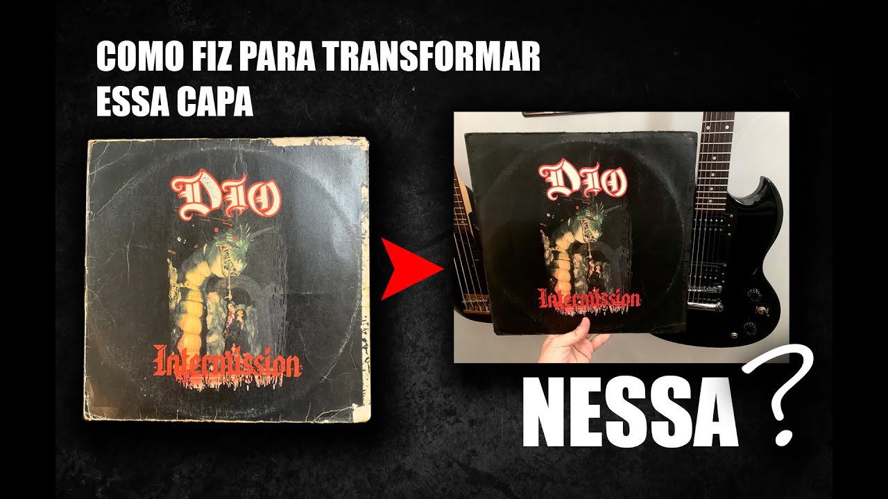 Como restaurar a capa do seu LP/ Vinil
