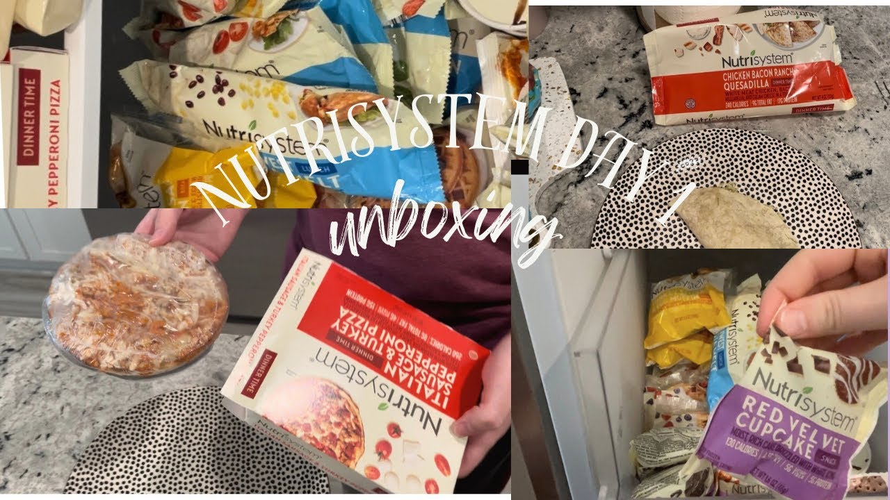 First day on Nutrisystem • unboxing • 7 in 7