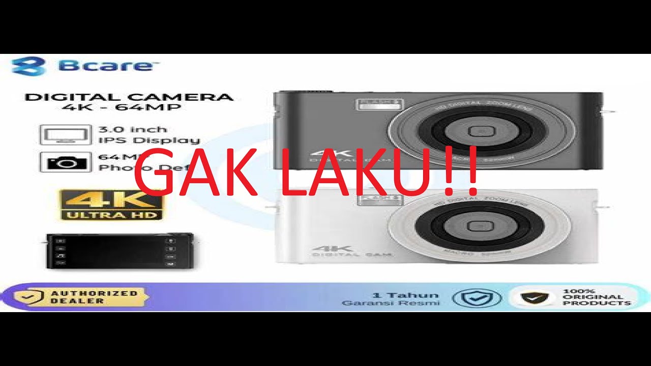 Bcare Mirrorless Digital Camera 64MP 4K