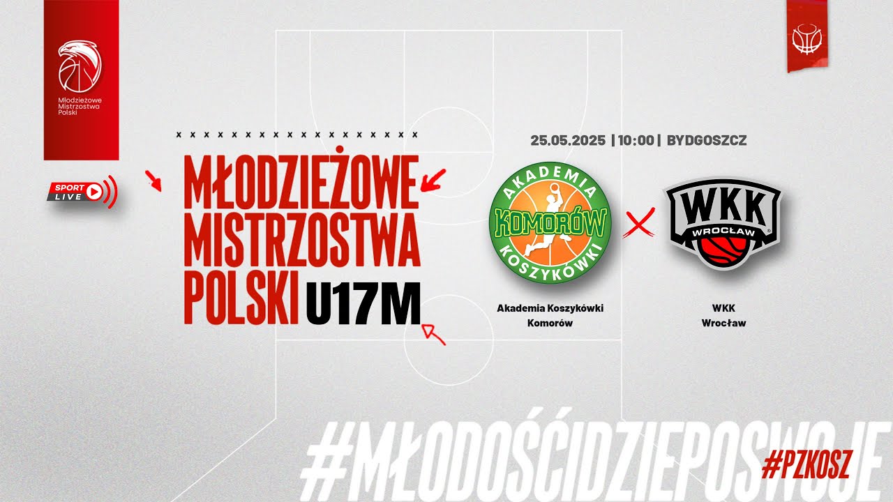 Akademia Koszykówki Komorów - WKK Wrocław (Finał MMP U17M) (o 3 miejsce)
