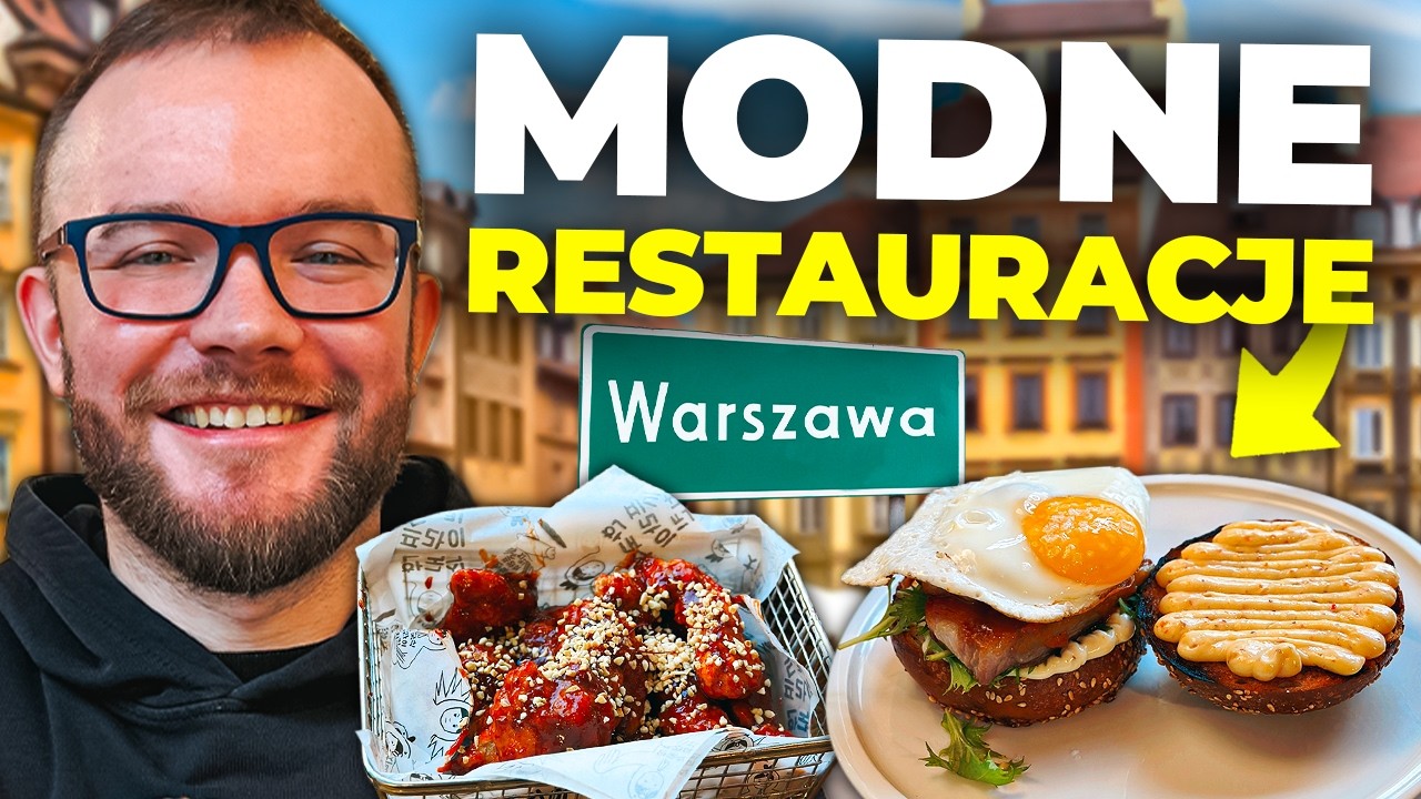 MODNE JEDZENIE i RESTAURACJE w Warszawie - kurczaki, ramen, talerzyki i śniadanie (Warszawa 2025)
