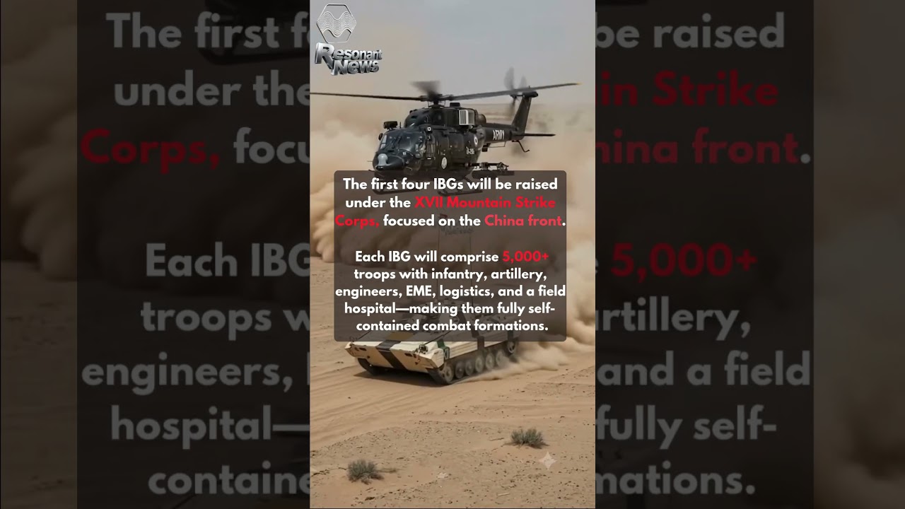 🚨 Indian Army to Operationalise First Integrated Battle Groups (IBGs) from July Must Watch!