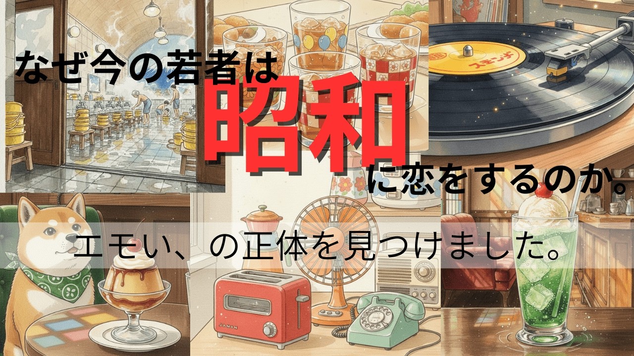 【昭和レトロ】なぜ今、僕たちはあの頃に恋をするのか。時を超えた再流行の旅