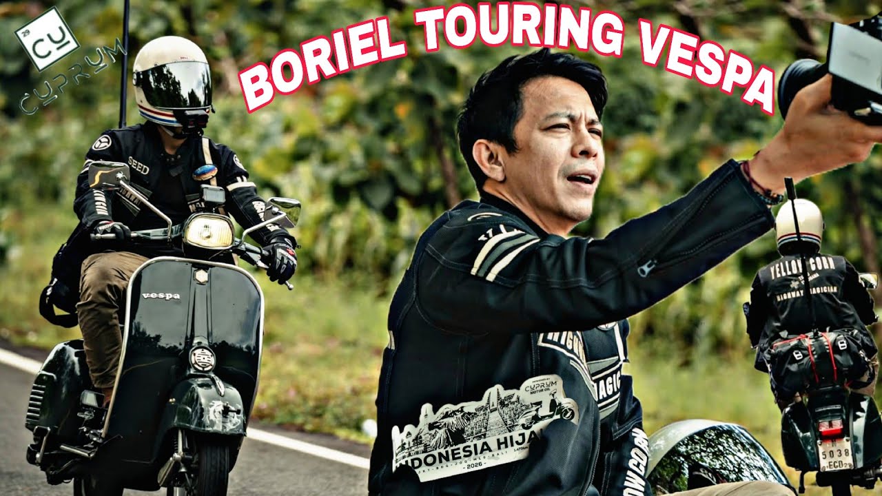 FULL VIDEO..!! ARIEL NOAH TOURING VESPA 5 KOTA INDONESIA HIJAU BY CUPRUM