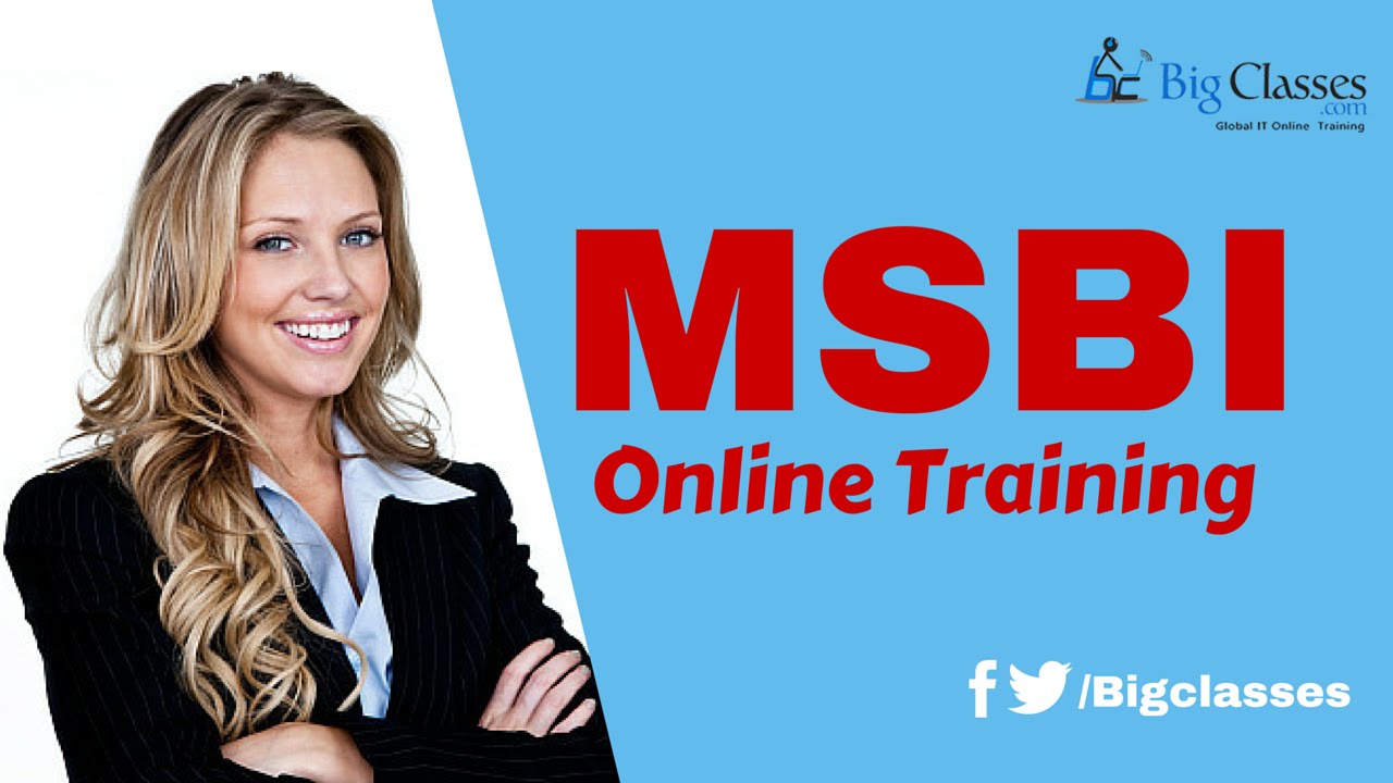 MSBI Training Videos - MSBI Tutorials for Beginners - BigClasses