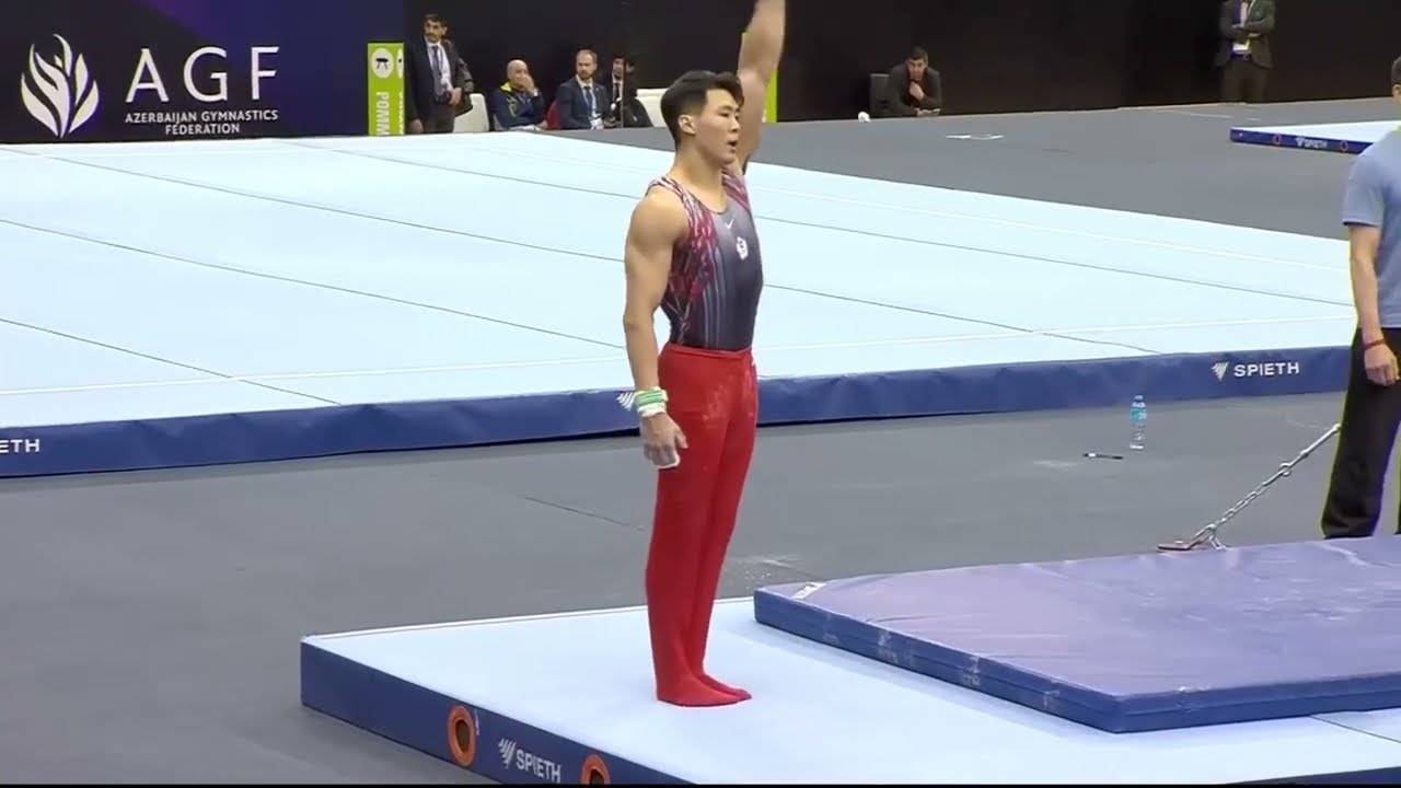 Tang Chia-Hung (TPE) [HB 15.366🥇] 2026 Baku World Cup_MAG Horizontal Bar Final