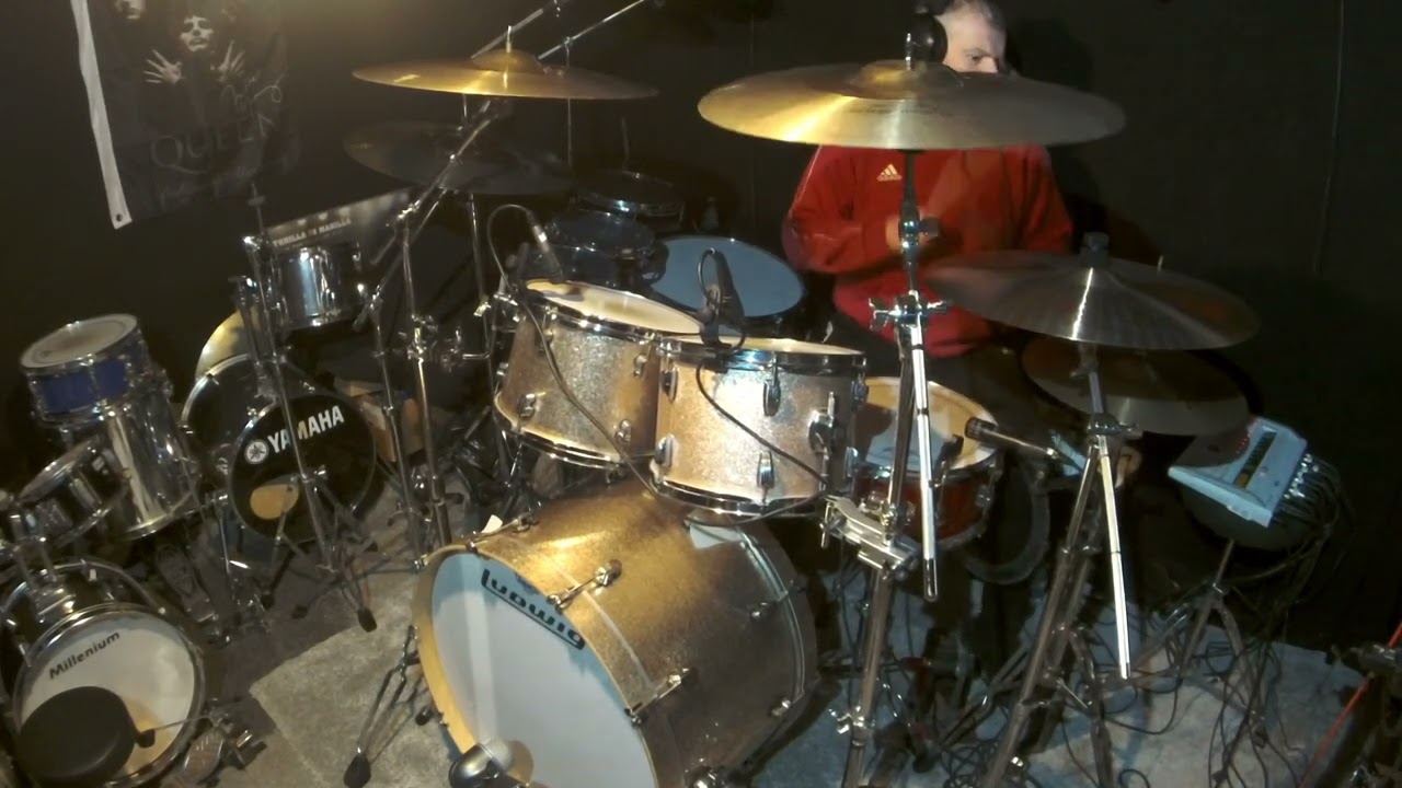 QUEEN ITS A HARD LIFE DRUM COVER