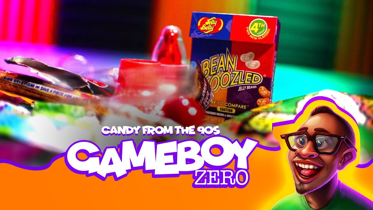 Candy from the 90s and Bean Boozled Challenge.