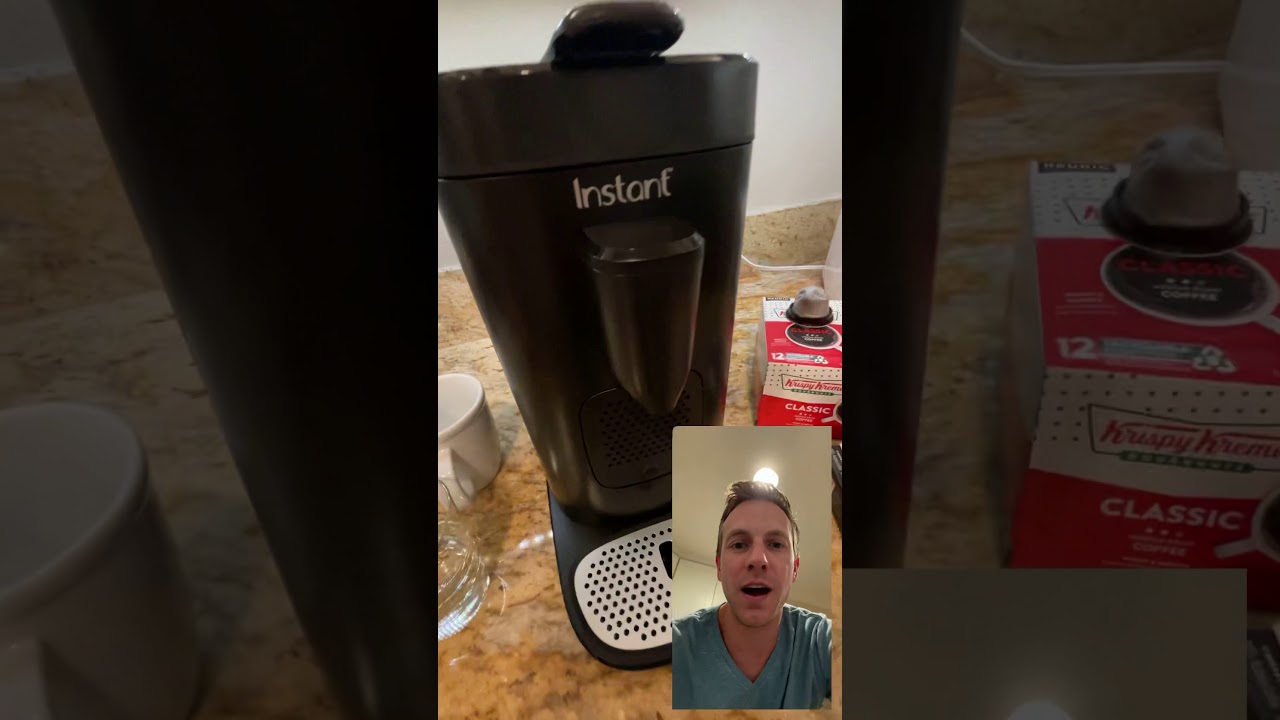 Демонстрация кофеварки Instant Pod! Готовит кофе в чашках K-Cap и капсулы для эспрессо.