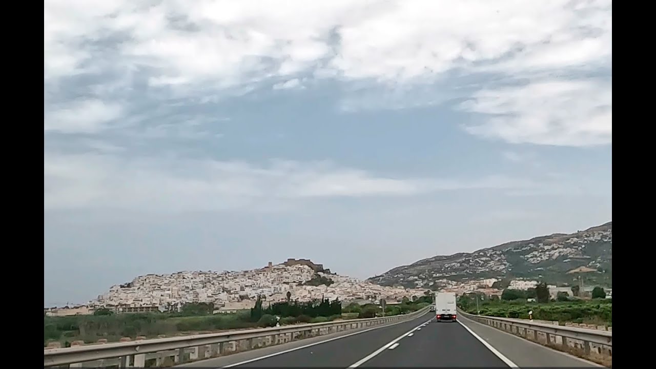 Ruta Motril-Almuñécar. Costa Tropical , Granada. Spain. Road Trip 4K.