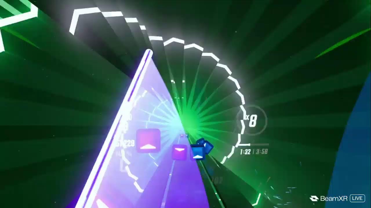 Chillin and vibing in  Beat Saber