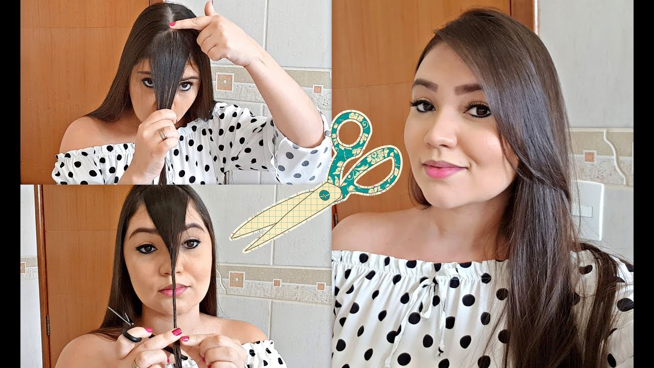 Como eu corto a minha franja em casa ♥