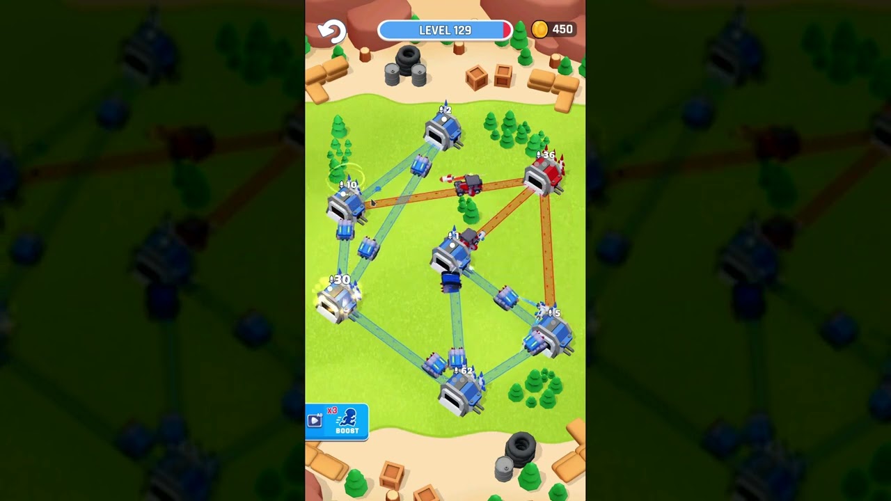 Tower War Gameplay: Level 129