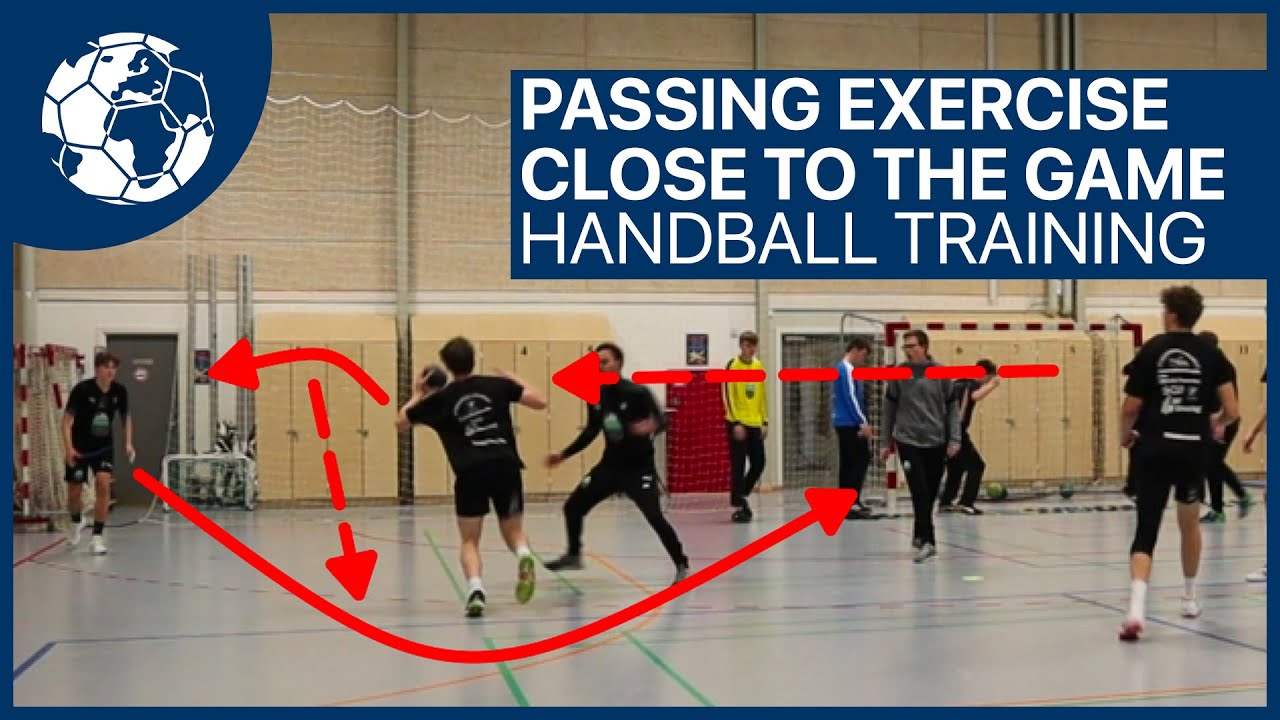 Passing Exercise - Close to the Game - Handballtraining Voigt SHEA | Handball inspires