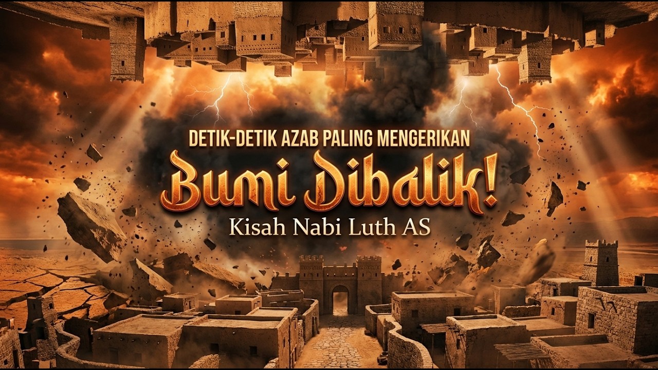 DETIK-DETIK BUMI DIBALIK! Azab Paling Mengerikan Kaum Sodom & Kisah Pilu Nabi Luth