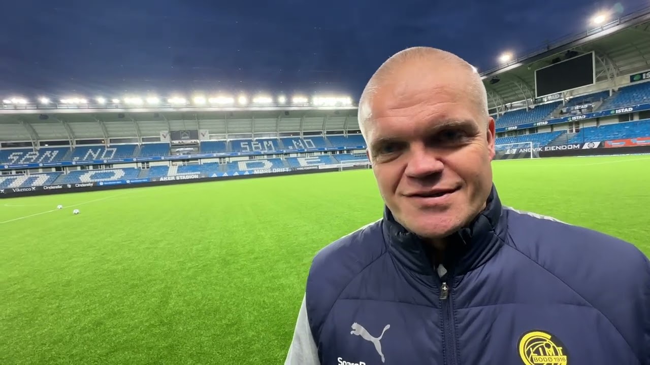 Gaute Helstrup etter kampen i Molde
