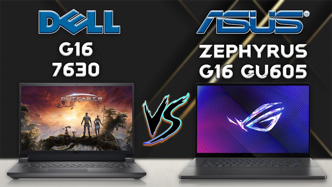 Dell G16 7630 vs Asus Rog Zephyrus G16 | Full Technical Comparison