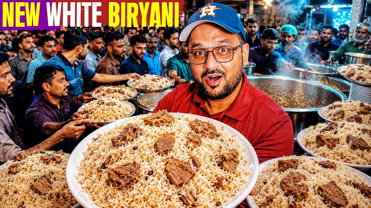 Karachi ki New White Biryani ka Tadka | Pakistan Street Food